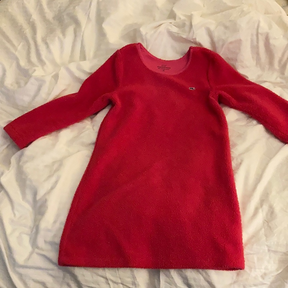 Vineyard Vines Cozy Pink Dress, size 10-12